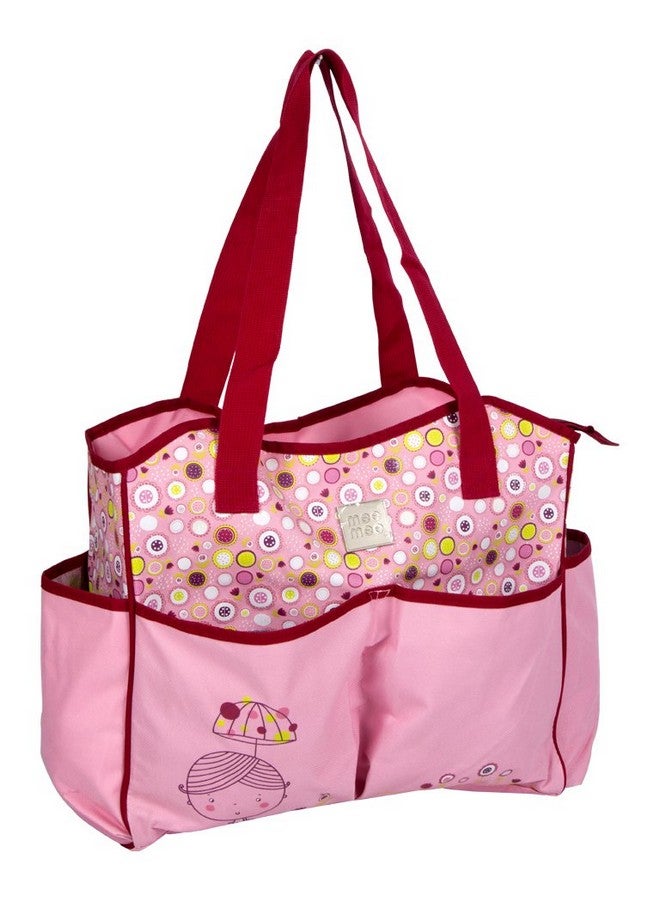 mee mee Durable Nursing Maternity Diaper Backpack Multifunctional Adjustable Spacious Shoulder Strap Stylish Baby Travel Bag Mamas Bags Diapers Bags For Kids Baby Toddlers Backpack (Pink)  - Image 2