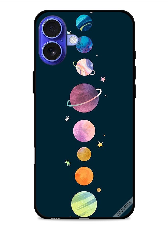 Covernex Apple iPhone 16 Plus Protective Case Cover Planets In Row - Image 1