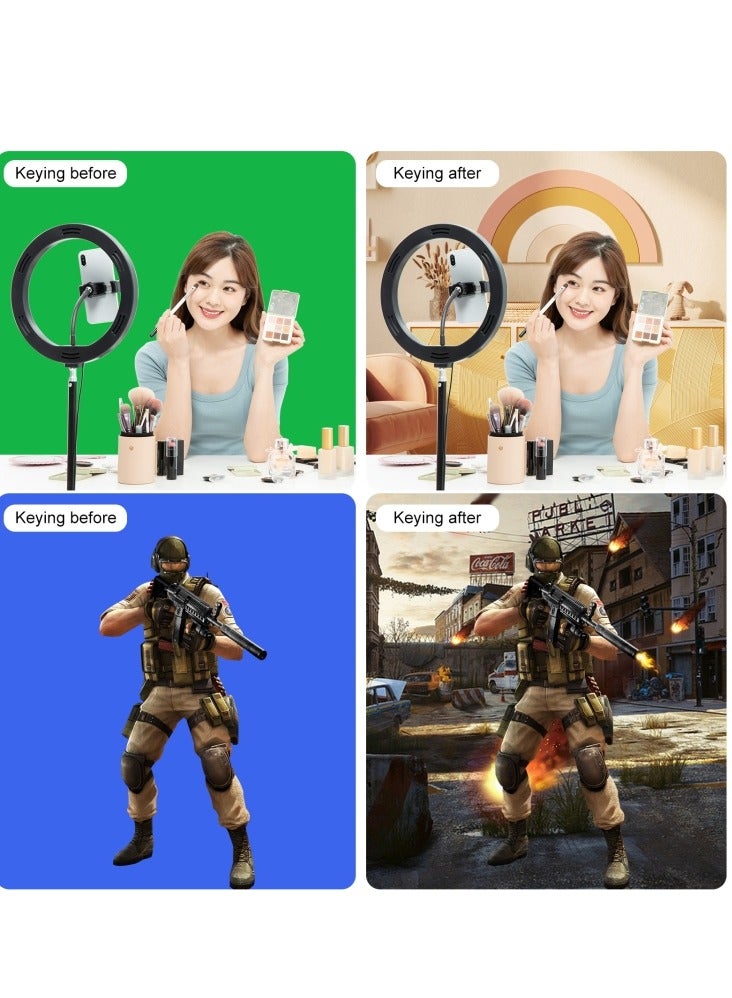 PULUZ 3M x 6M Blue Photography Backdrop – Extra-Large Thick Background Cloth for Photo Studio, Video Production, Portraits & Events – PU5206L - Image 4