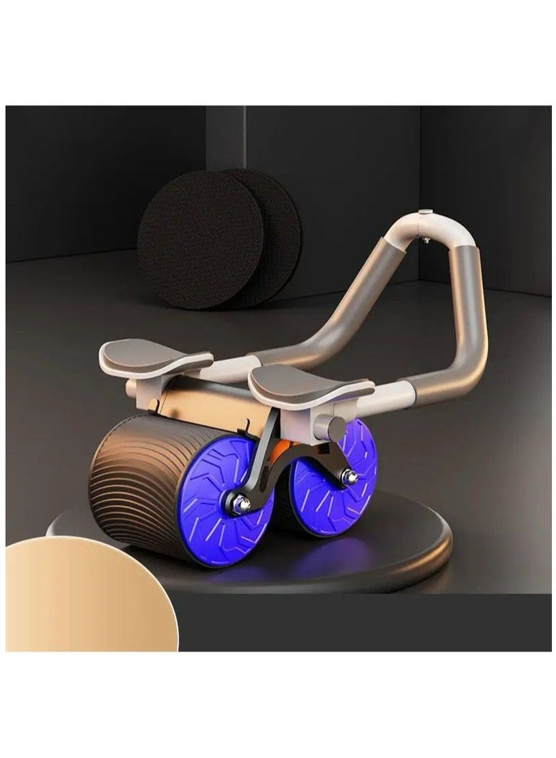 زوم بلس عجلة تمارين دوارة للبطن مع دعامة للكوع و الركبه للياقة البدنية المنزلية متعددة الالوان - Image 3