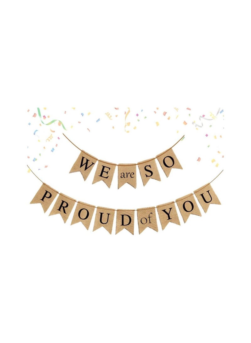 Up to Date Egypt Graduation Banner Decorations We are So Proud of You Print for Graduation Party Decorations 0122214382  - Image 1