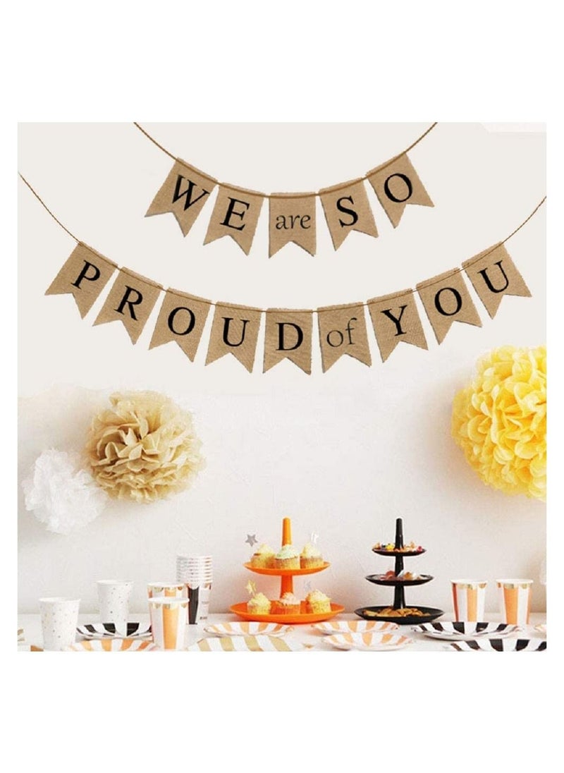 Up to Date Egypt Graduation Banner Decorations We are So Proud of You Print for Graduation Party Decorations 0122214382  - Image 2