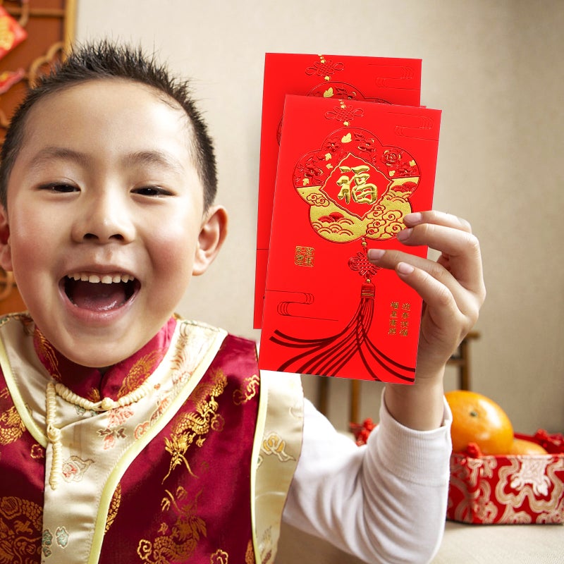 Chinese Red Envelopes for Year of the Rabbit, Festive Gift Packets for Family Celebrations - Image 4