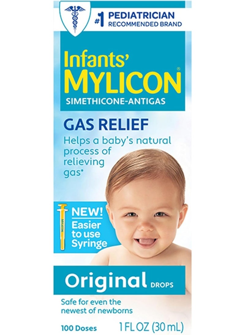 MYLICON Gas Relief Drops for Infants and Babies, Original Formula, 1 Fluid Ounce - Image 1