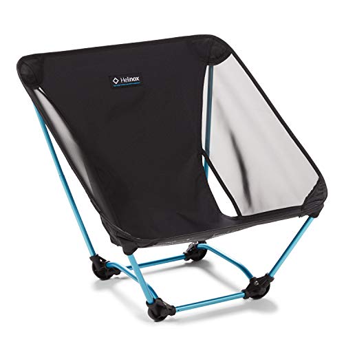 Helinox Ground Chair | Stable, 650g Ultralight, Packable, Portable Chair for Backpacking, Camping, Hiking, Travel, Moto-Touring (Black) - Image 1