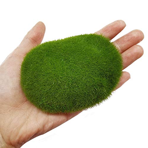 YOOHUA 30PCS 3 Size Artificial Moss Rocks Decorative, Green Moss Balls,Moss Stones, Green Moss Covered Stones, Fake Moss Decor for Floral Arrangements, Fairy Gardens and Crafting - Image 2