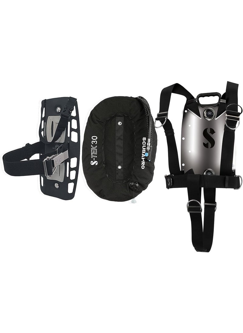 Scubapro SCUBAPRO STek Pure System Harness Donut Wing 30 Single Tank Adapter  - Image 1