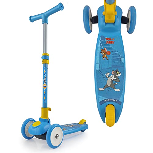 NHR Tom & Jerry Scooter for Kids, Scooter, Scooty, Kids Scooter, Scooter for Kids 3+ Years, Smart Kick Scooter with Adjustable Height N Foldable Scooter for Kids (Capacity 40Kg | Blue) - Image 5