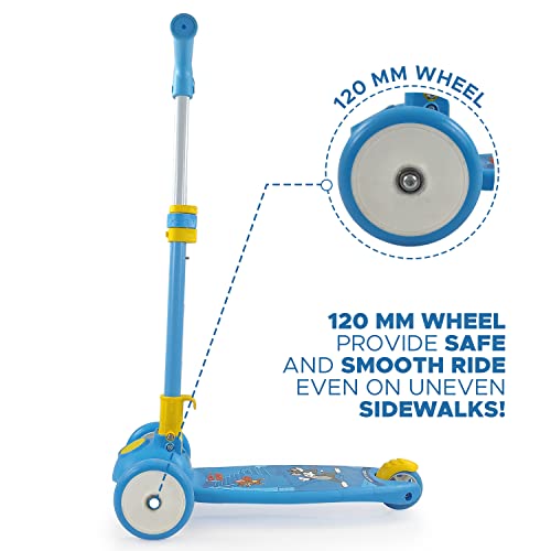NHR Tom & Jerry Scooter for Kids, Scooter, Scooty, Kids Scooter, Scooter for Kids 3+ Years, Smart Kick Scooter with Adjustable Height N Foldable Scooter for Kids (Capacity 40Kg | Blue) - Image 4