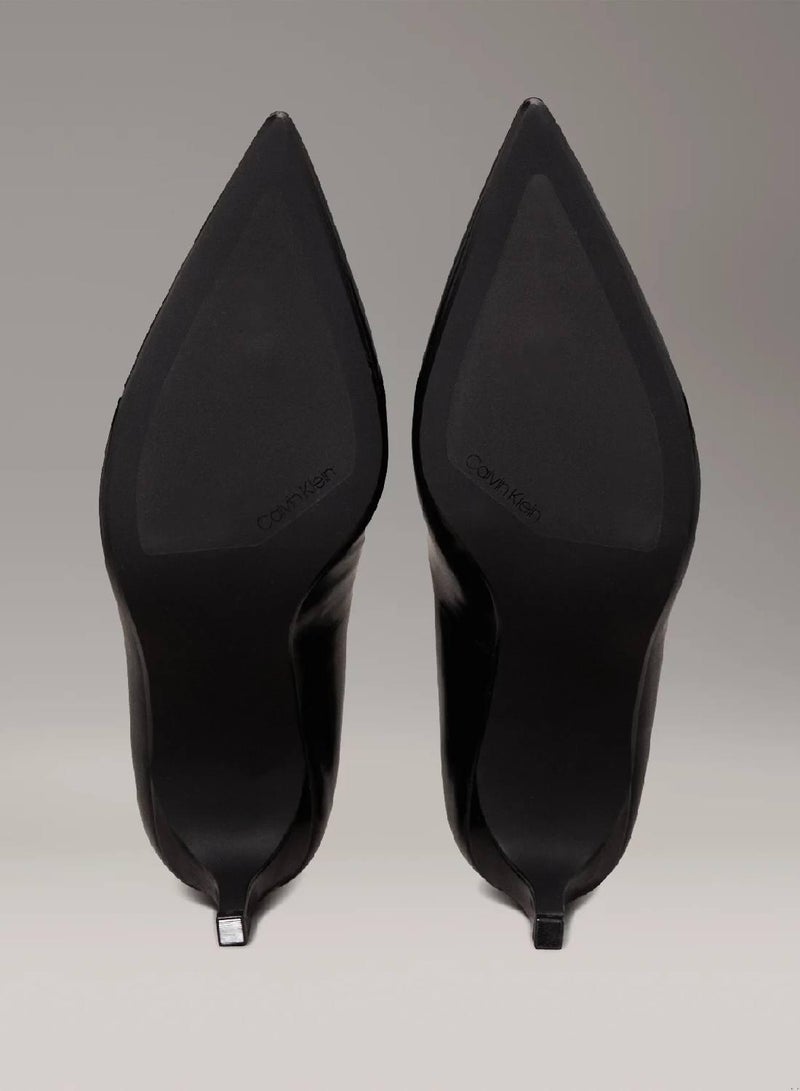 كالفن كلاين حذاء جلد بكعب ستيليتو عال - Image 5