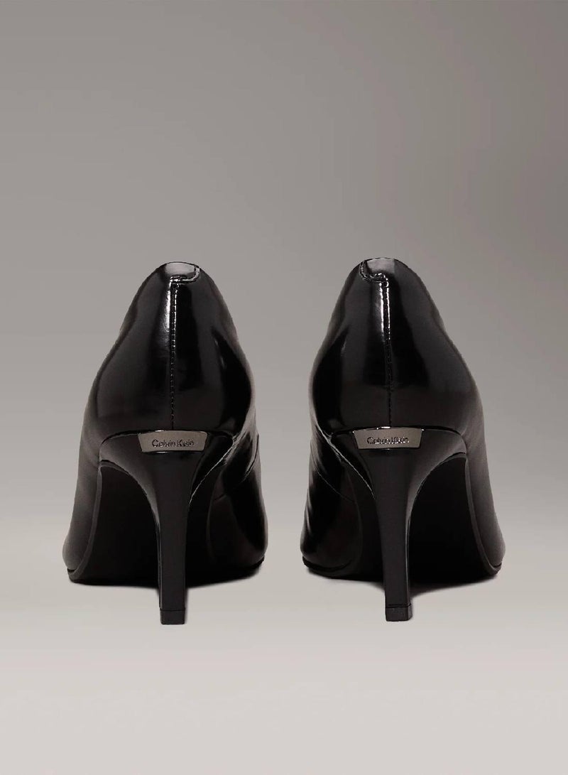 كالفن كلاين حذاء جلد بكعب ستيليتو عال - Image 4