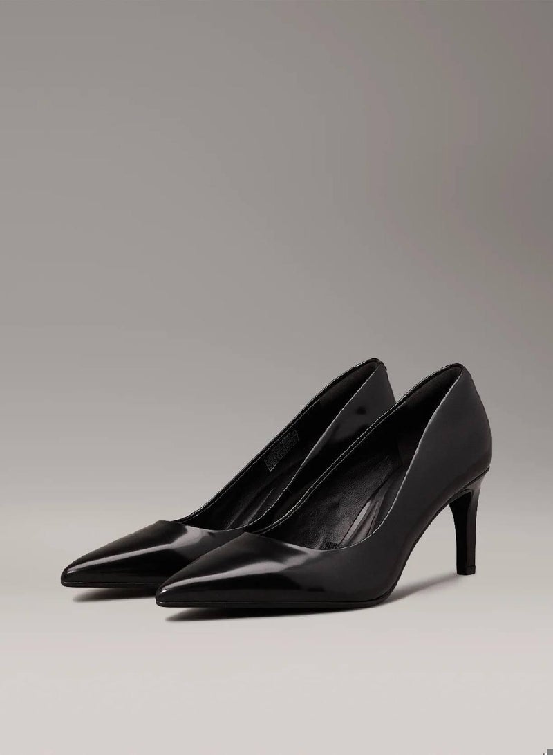 كالفن كلاين حذاء جلد بكعب ستيليتو عال - Image 2