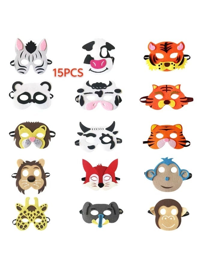 قناع الحيوان الثعلب 15pcs - Image 1