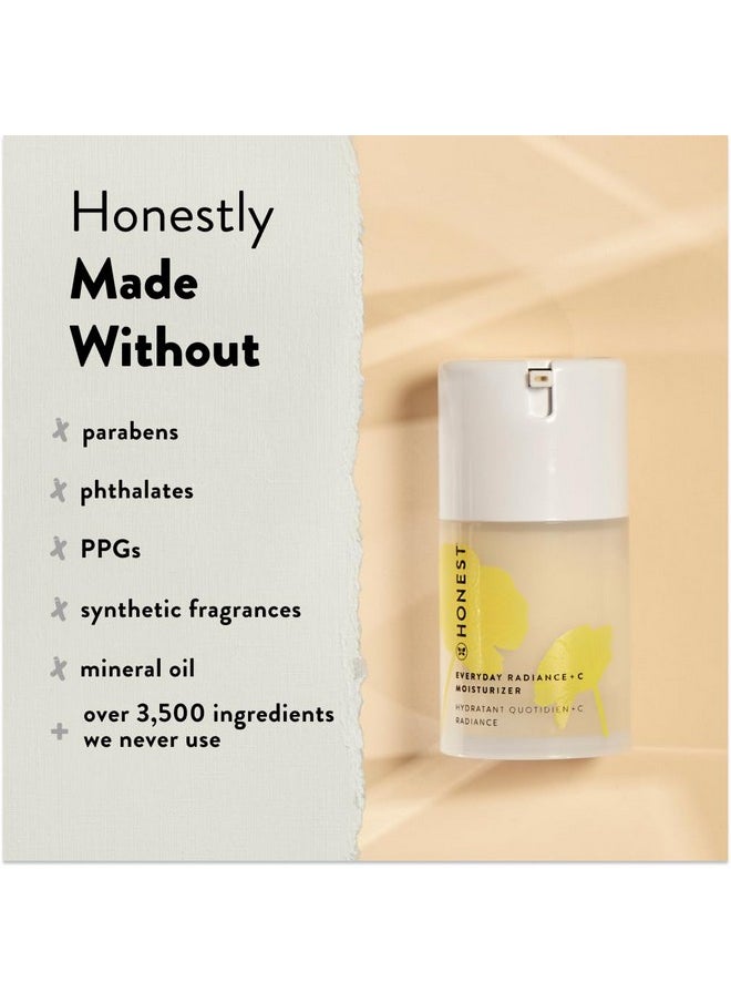 Honest Beauty Honest Beauty Everyday Radiance Vitamin C Moisturizer | Improves Skin Tone | Vitamin C, Niacinamide, Pearl | EWG Verified, Vegan + Cruelty Free | 1.7 fl oz  - Image 5