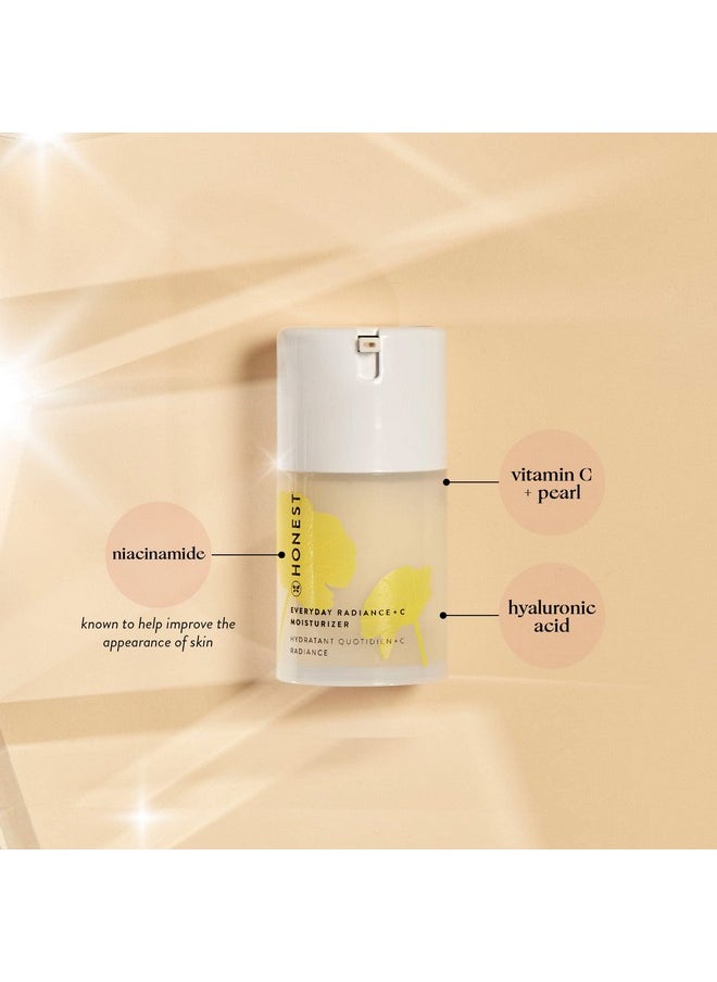 Honest Beauty Honest Beauty Everyday Radiance Vitamin C Moisturizer | Improves Skin Tone | Vitamin C, Niacinamide, Pearl | EWG Verified, Vegan + Cruelty Free | 1.7 fl oz  - Image 2
