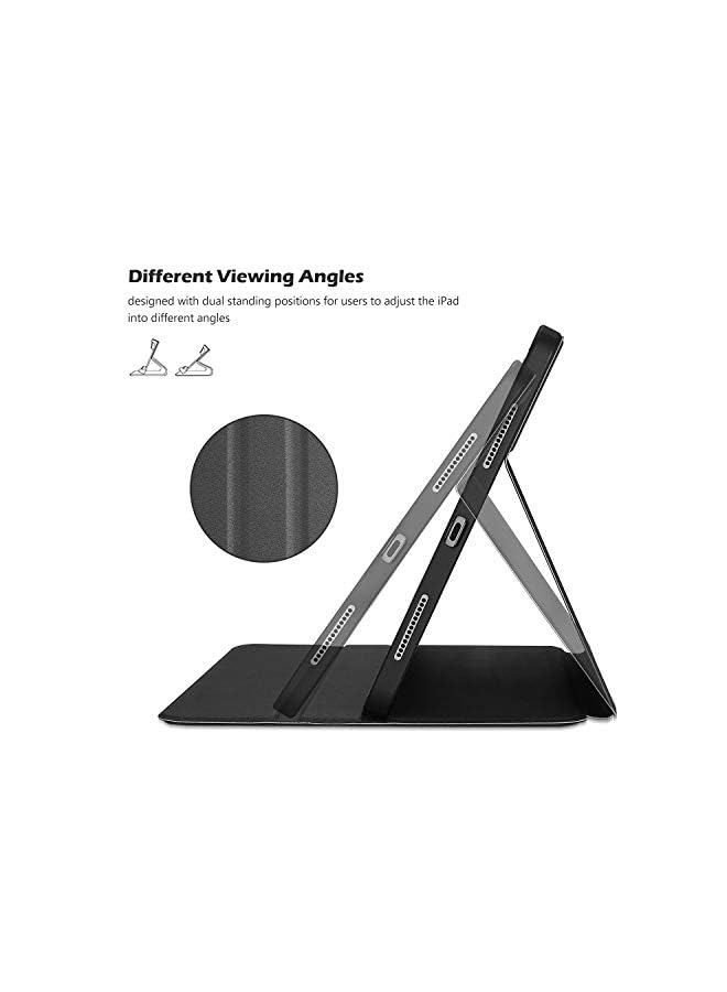 Procases Ipad Air 5 Case 2022/Ipad Air 4 Case 2020 10.9 Inch With Pencil Holder, Slim Stand Smart Folio Protective Cover For Ipad Air 10.9" 5Th /4Th Generation A2589 A2591 A2324 A2072 Release -Black - Image 2