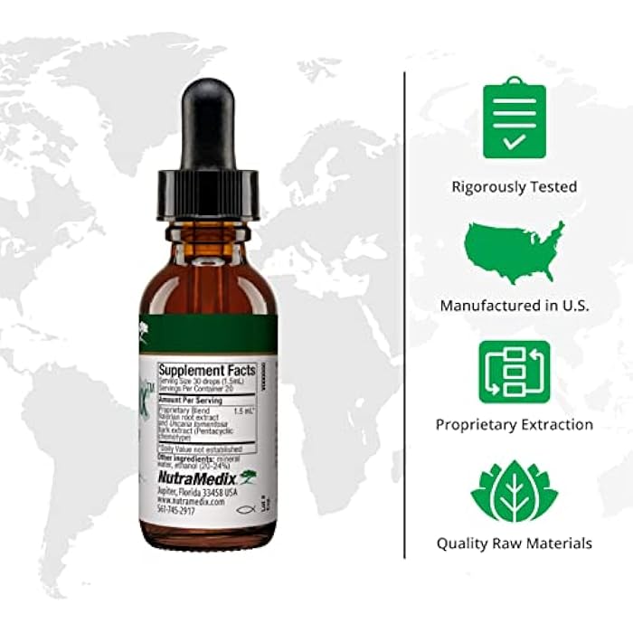 NutraMedix RelaxMedix Drops - Rest and Relaxation Support Supplement with Samento Cat's Claw and Valerian Root Extract - Tincture for Unwinding and Immune System Support (1oz / 30ml) - Image 2