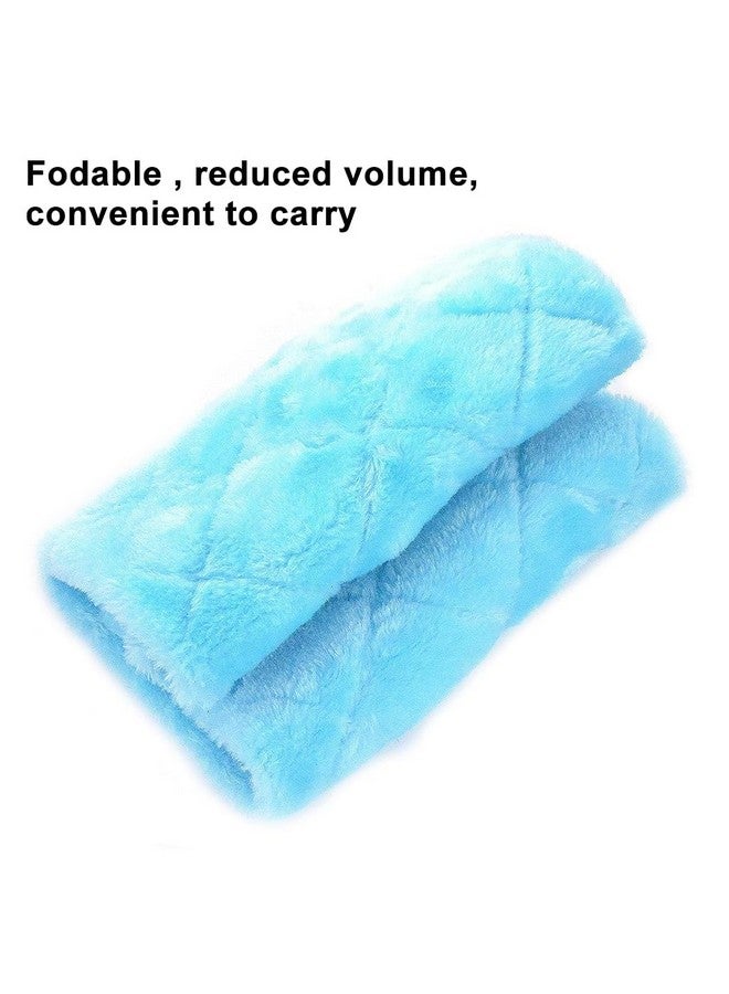 Qpets® Winter Birds Nest,Metal Bird Cage Big Size Plush Bird Beds Nests Shed Cage For Birds,Suspended Bed Hammock Hideaway Place Parrot For Parakeet Cockatoo Lovebird (L24*W15*H18Cm Blue) - Image 4