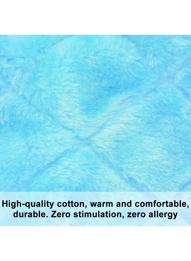 Qpets® Winter Birds Nest,Metal Bird Cage Big Size Plush Bird Beds Nests Shed Cage For Birds,Suspended Bed Hammock Hideaway Place Parrot For Parakeet Cockatoo Lovebird (L24*W15*H18Cm Blue) - Image 5