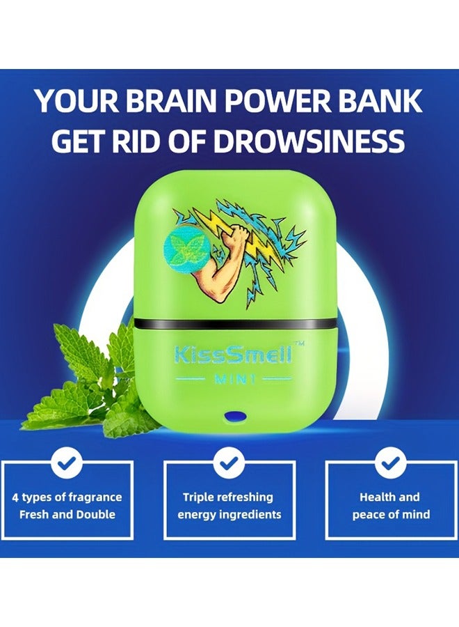 1pc Portable Aromatherapy Nasal Inhaler Personal Diffuser Sniffer Stick With Essential Oils Refreshing Menthol for Stress Anxiety Relief Soothes Comforts Boosts Focus - Image 5