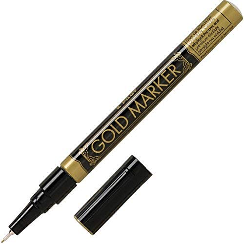 Pilot Gold Metallic Permanent Paint Marker, Extra Fine Point, 3-PACK(41701) - Image 3