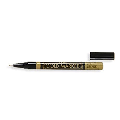 Pilot Gold Metallic Permanent Paint Marker, Extra Fine Point, 3-PACK(41701) - Image 4