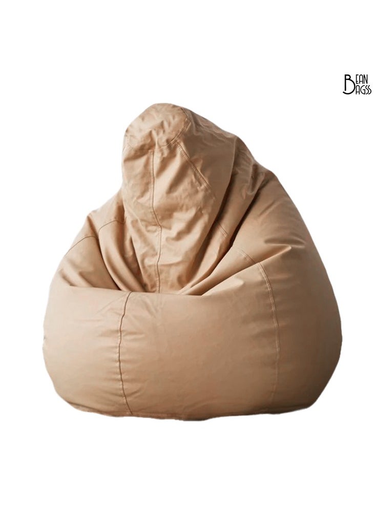 PVC Beige Bean Bag Filled Multi Purpose Faux Leather Bean Bag - pzsku/ZAC03C3A648617A3893A3Z/45/_/1719300811/3c46f797-f6a8-4f07-9cb2-3f51e3b05915