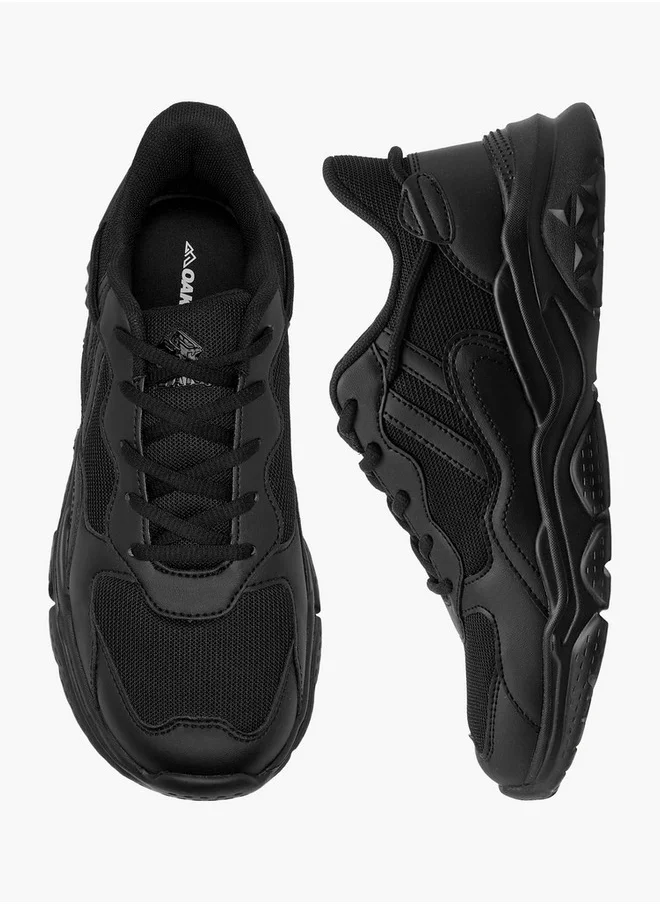 شو اكسبرس Panelled Sports Shoes with Lace Closure