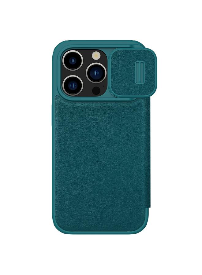 Nillkin Case For iPhone 15 Pro QIN Series Pro Plain Leather Phone Case - Image 1