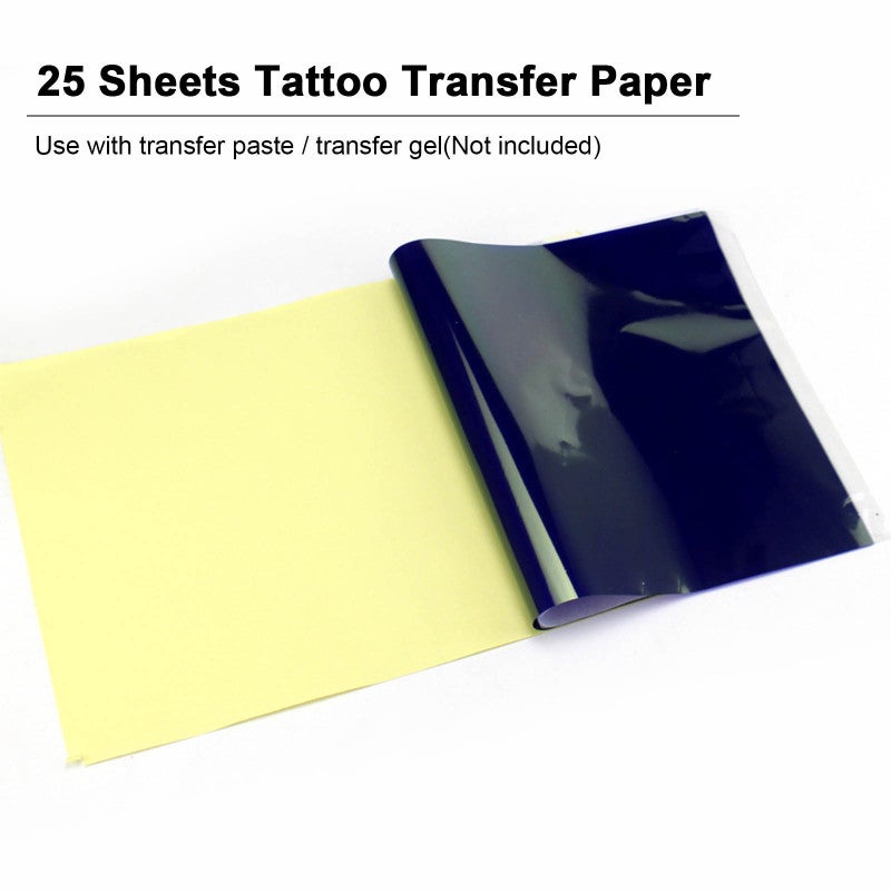 Tattoo Transfer Paper - 25 Sheets A4 4-Ply High Quality Dye Material, Easy To Use Thermal Copier Compatible Tattoo Stencil Paper for Tattoo Artists, Apprentices - Image 2