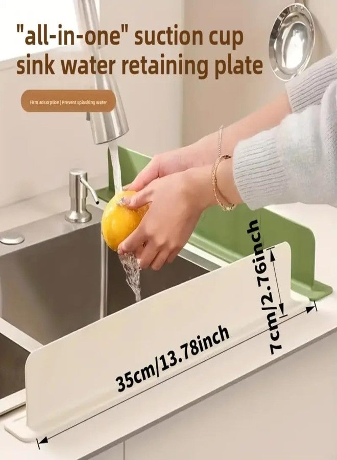Dangfly Waterproof Silicone Kitchen Sink Splash Pad | Countertop Protection Mat | Rectangular Faucet Guard (Multicolor) - Image 4
