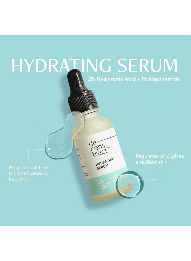 Deconstruct مجموعة توهج يومي من ديكونستركت | 10% نياسيناميد و 0.3% ألفا أربوتين و 2% حمض الهيالورونيك و 1% نياسيناميد | لجميع أنواع البشرة | 30 مل لكل واحدة | عبوة من 2 - Image 5