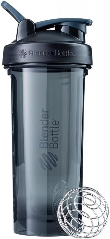 BlenderBottle Shaker Bottle Pro Series Perfect for Protein Shakes and Pre Workout 28Ounce Black Pack of 1 - Image 1