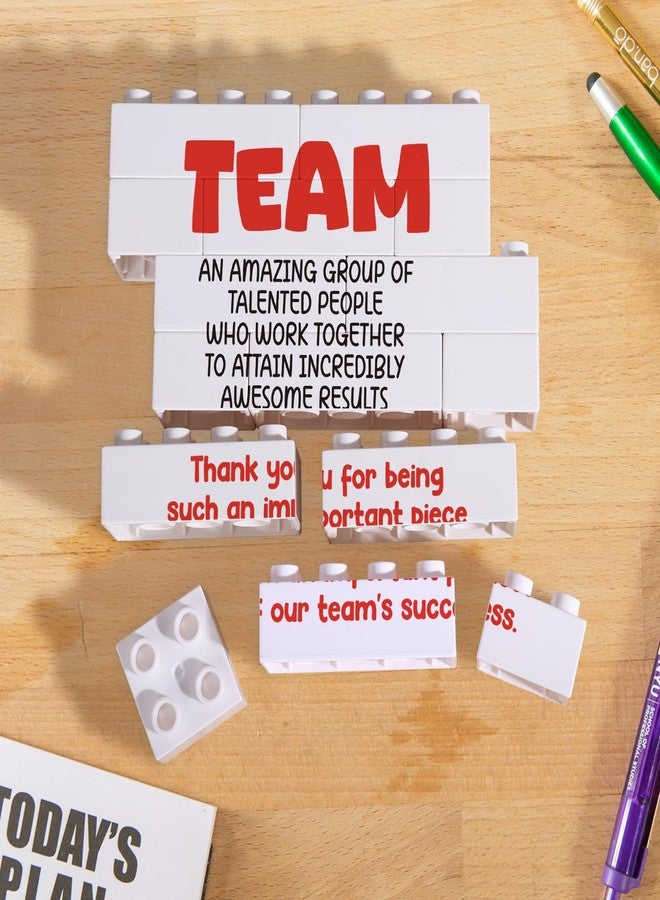 Heartfelt Gifting Teamwork Decorative Sign, White, Cardboard, Vintage Style, 5.78x4.72 Inches, 1 Count, 1 Piece, 1 Set, Adults (83+ years and up), Office Decor, Team Gifts, Employee Appreciation Gifts - Image 3