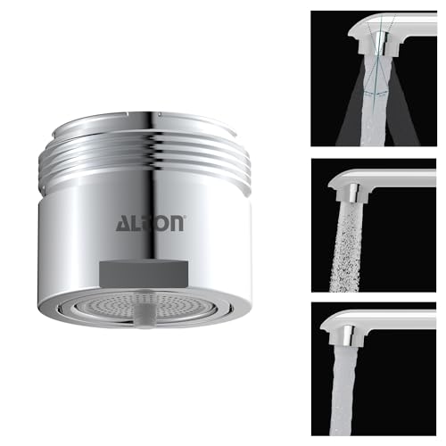 ALTON ALD355, ReversiFlow Faucet Aerator - Innovative Solution for Clog-Free Performance and Customizable Water Flow, Silver - Image 1