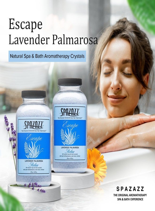 Spazazz Aromatherapy Hot Tub Crystals - Palmarosa Lavender Bath Salt for Bathtub & Hot Tub Spa - Relaxing Bath Salts - Aromatherapy Bath Salt - Lavender Bath Soak & Spa Essentials - Image 3