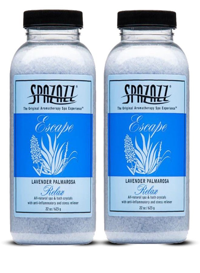 Spazazz Aromatherapy Hot Tub Crystals - Palmarosa Lavender Bath Salt for Bathtub & Hot Tub Spa - Relaxing Bath Salts - Aromatherapy Bath Salt - Lavender Bath Soak & Spa Essentials - Image 1