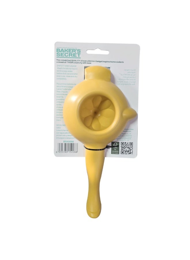 Baker's Secret عصارة الليمون 9 بوصة من بيكرز سيكريت – أداة مطبخ متينة لعصر الحمضيات بكفاءة وتحضير الطعام - Image 2