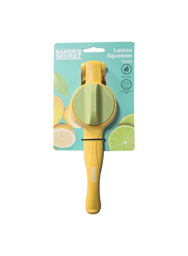 Baker's Secret عصارة الليمون 9 بوصة من بيكرز سيكريت – أداة مطبخ متينة لعصر الحمضيات بكفاءة وتحضير الطعام - Image 1