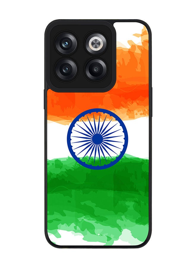 Stylizedd Rugged Black edge case for OnePlus 10T Slim fit Soft Case Flexible Rubber Edges Anti Drop TPU Gel Thin Cover - Blue Chakra - Image 1