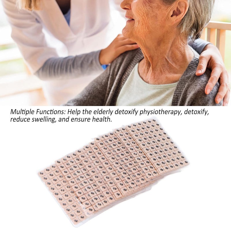 كلاراكو مجموعة بذور الأذن للعلاج بالوخز بالإبر، 600 قطعة، بذور ضغط الأذن لتدليك نقاط الوخز بالإبر للاستخدام مرة واحدة، لإنقاص الوزن، وآلام الظهر، والصداع، والتوتر، والأرق - Image 2