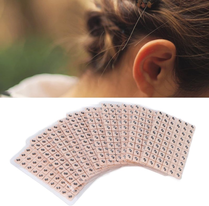 كلاراكو مجموعة بذور الأذن للعلاج بالوخز بالإبر، 600 قطعة، بذور ضغط الأذن لتدليك نقاط الوخز بالإبر للاستخدام مرة واحدة، لإنقاص الوزن، وآلام الظهر، والصداع، والتوتر، والأرق - Image 3