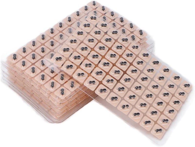 كلاراكو مجموعة بذور الأذن للعلاج بالوخز بالإبر، 600 قطعة، بذور ضغط الأذن لتدليك نقاط الوخز بالإبر للاستخدام مرة واحدة، لإنقاص الوزن، وآلام الظهر، والصداع، والتوتر، والأرق - Image 5