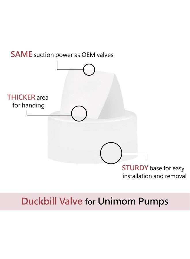 BABY SHOWN BabyShown Duckbill Valve Compatible with Unimom Allegro Pump Unimom Minuet Pump Unimom Mezzo Pump Replace Unimom Duckbill Valve Not Original Unimom Pump Parts Not OEM Unimom Breast Pump Accessories - Image 2