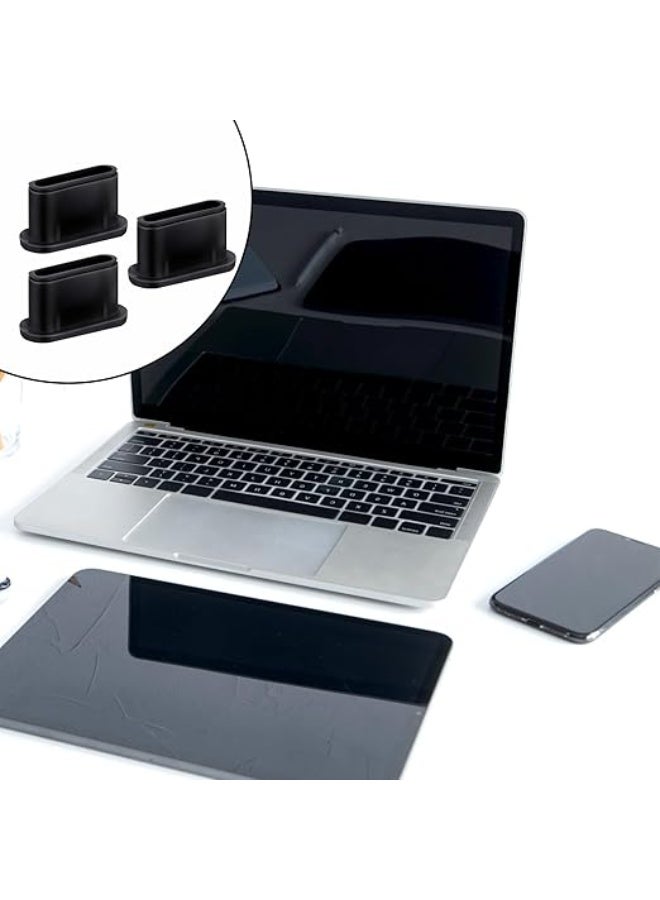 20 PCS USB C Dust Plug, Black Silicone Anti Dust Plug Type C Port Protection Cap USB C Dust Cover Charging Port Protectors with Plastic Cleaning Brush for Most Type C Mobile Phone Tablet Accessories - Image 3