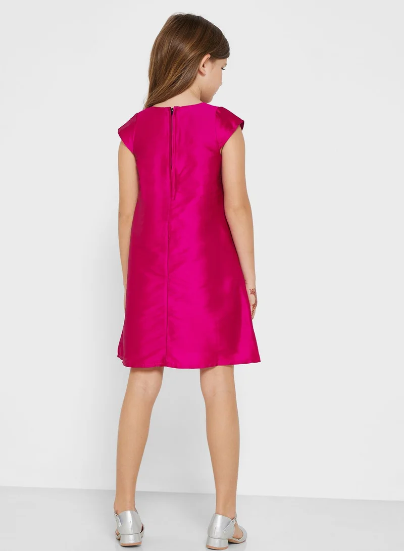 Pinata Party Wear Dress With Front Sequin Detailing