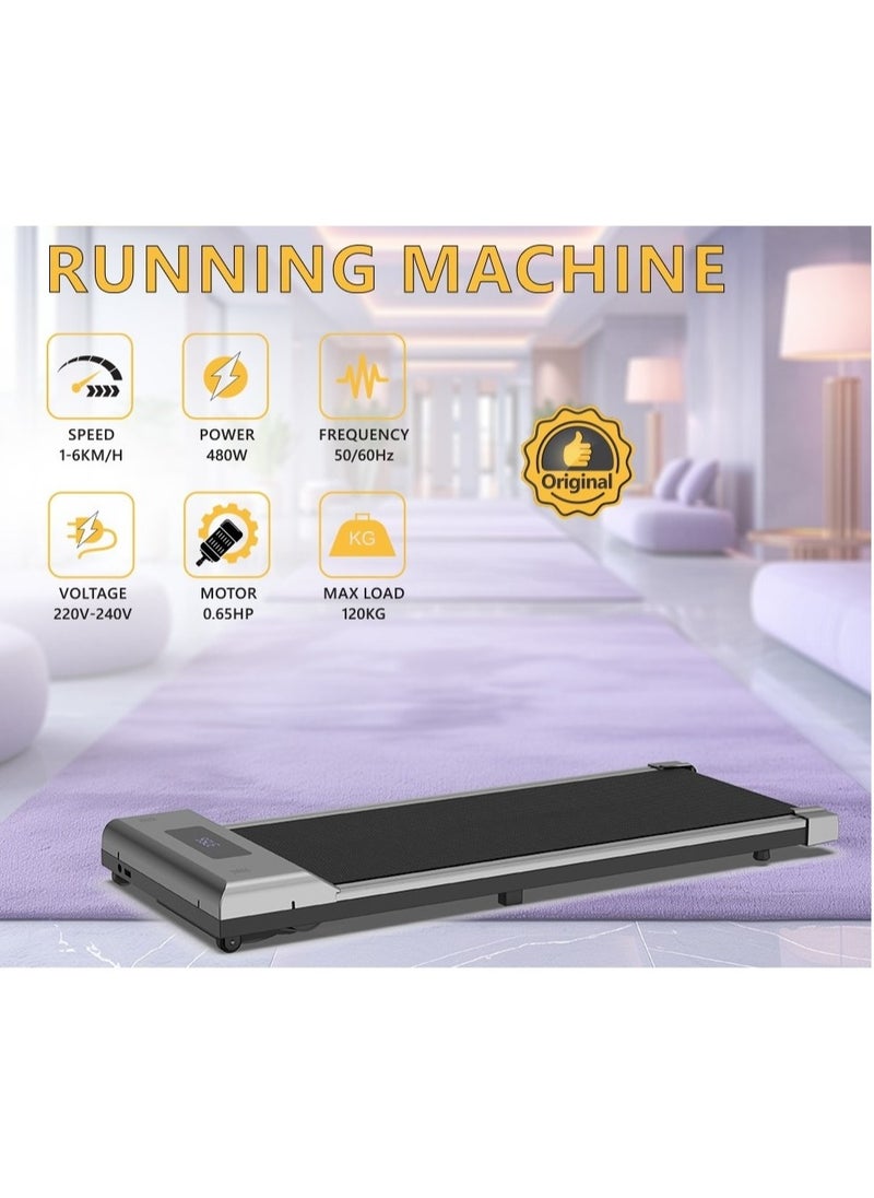 Foldable treadmill for home use that can be stored under the bed/sofa