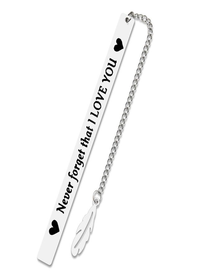 YangQian I Love You Gifts for Him Her Girlfriend Wife Gifts for Anniversary Birthday Gifts for Women Bookmark Mothers Day Gifts for Mom from Daughter Wedding Graduation Gifts Reading Book Lovers Gift Ideas - Image 1
