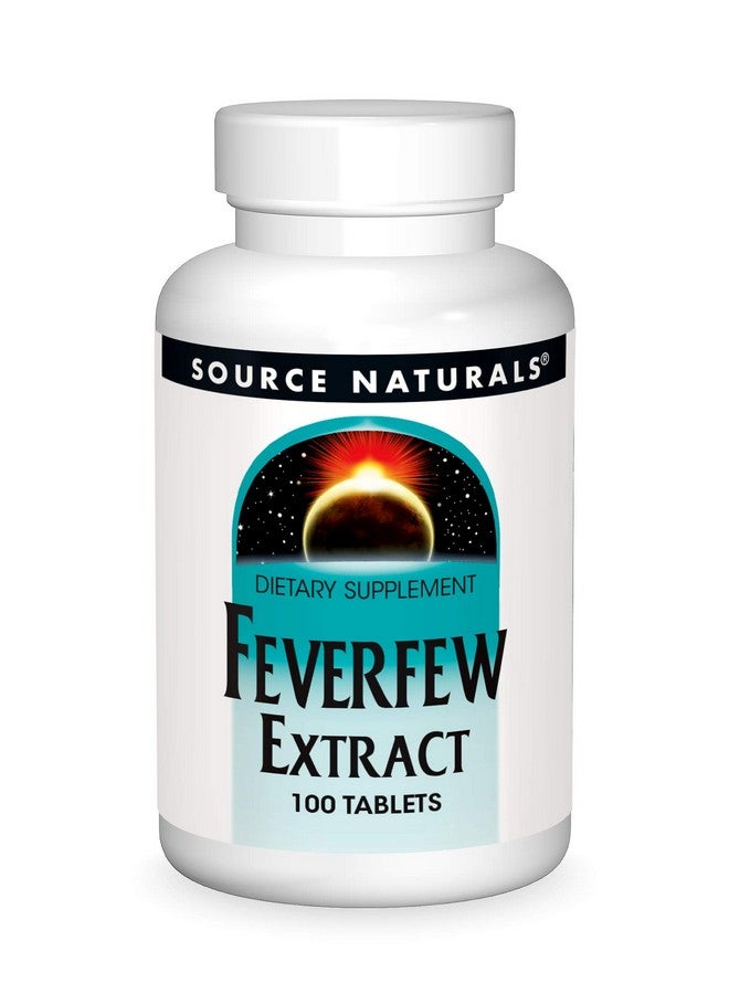 Source Naturals مستخلص فيفرفيو من سورس ناتشورالز - يدعم وظيفة الدماغ الصحية* - 100 قرص - Image 1