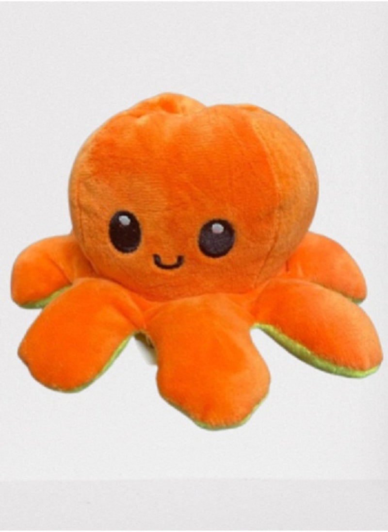 1 pcs Double-Sided Flip Stuffed Octopus Plush Doll For Kids  - Image 2